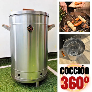 MASTER GRILL BARREL - Barril Asador Portátil