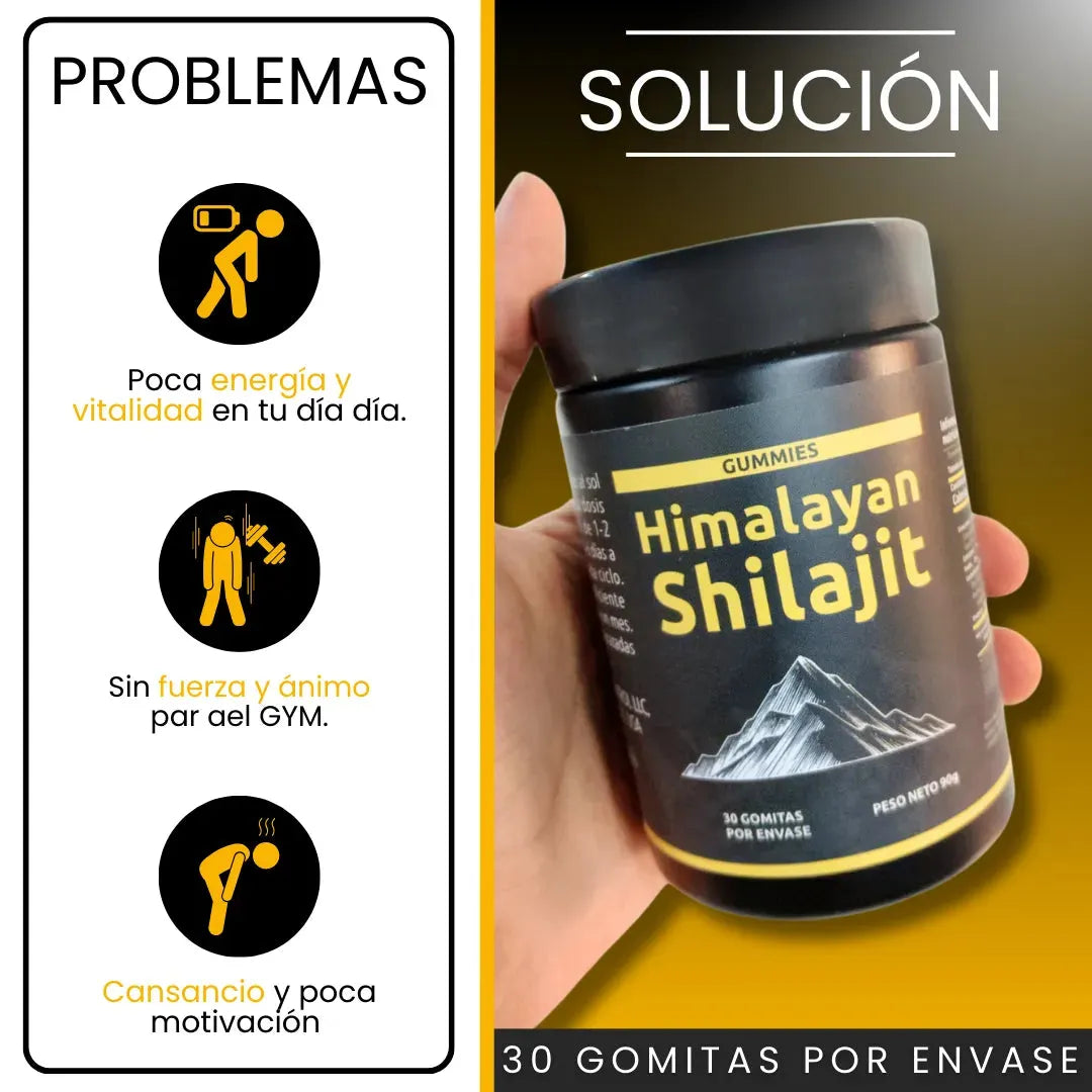 Shilajit Vital Gummies - Energía Ancestral en Cada Bocado
