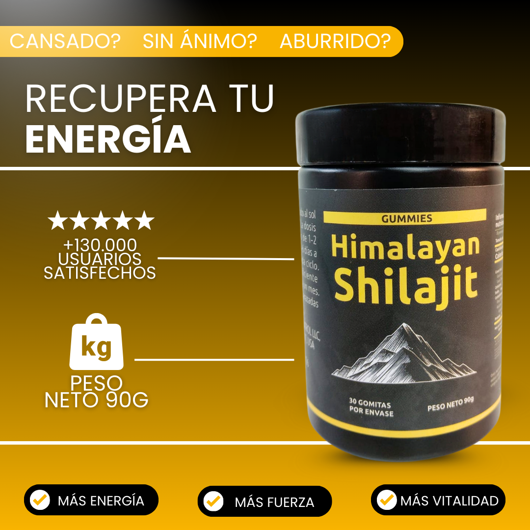 Shilajit Vital Gummies - Energía Ancestral en Cada Bocado