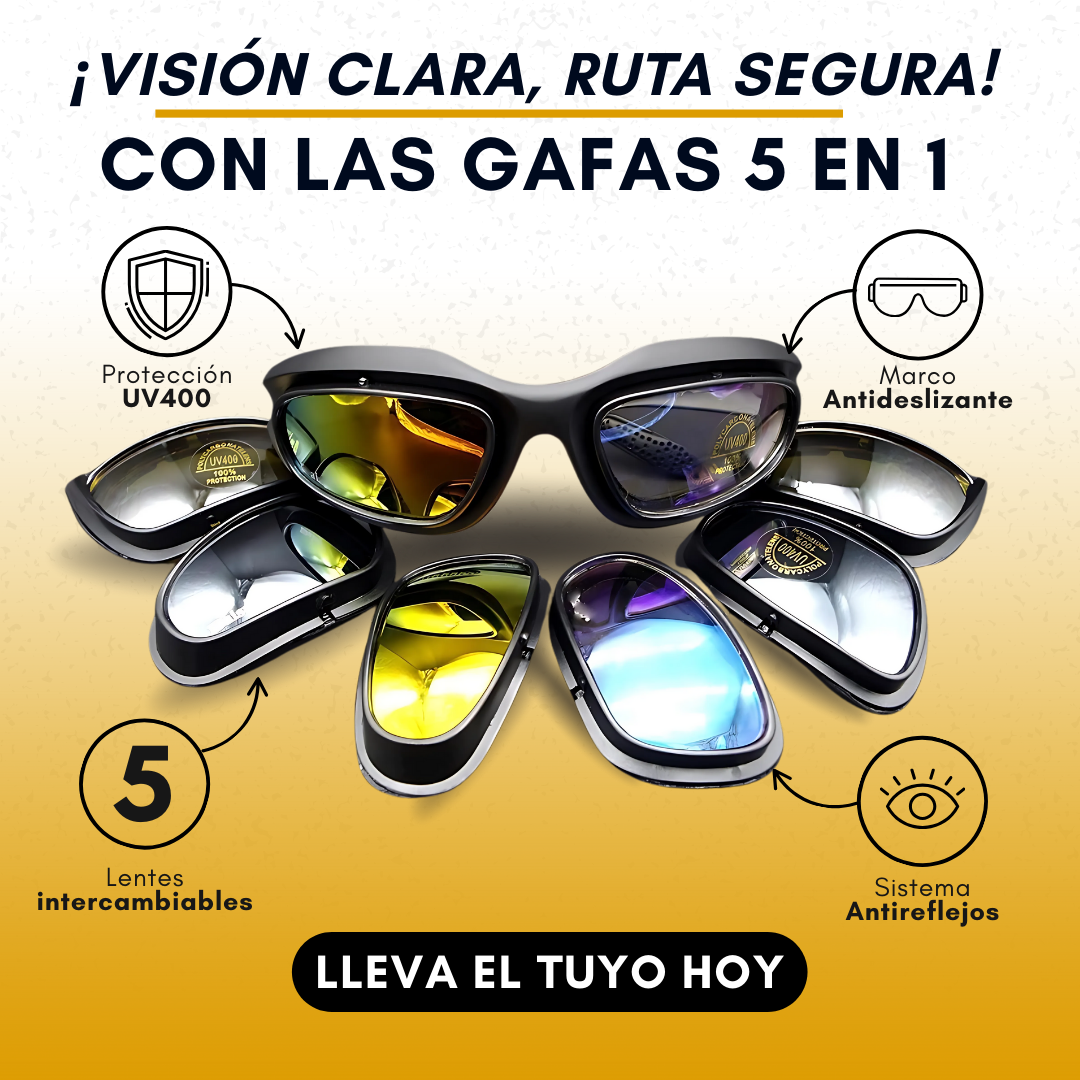 ProShield Rider™ - Gafas Polarizadas Intercambiables de Alto Rendimiento