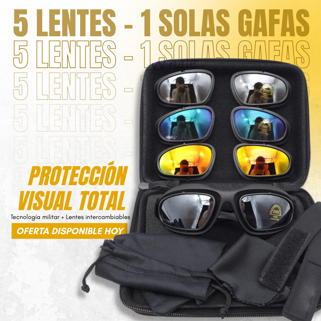ProShield Rider™ - Gafas Polarizadas Intercambiables de Alto Rendimiento