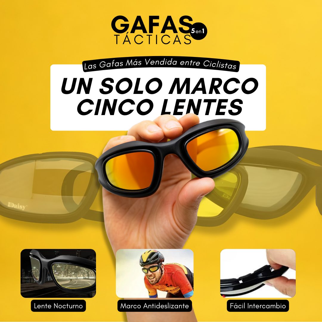 ProShield Rider™ - Gafas Polarizadas Intercambiables de Alto Rendimiento