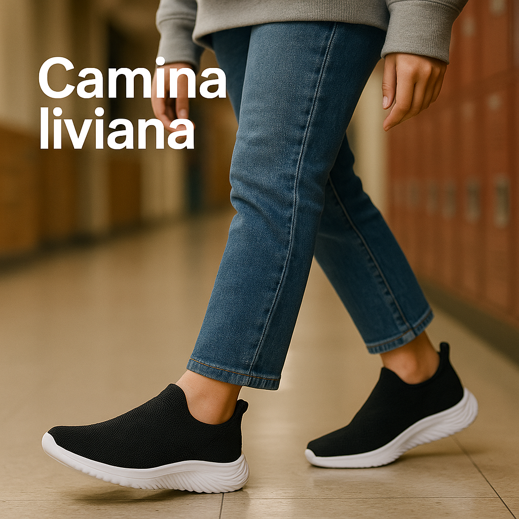 Tenis CityMesh Flux: Camina liviana, luce brutal con tu parche.