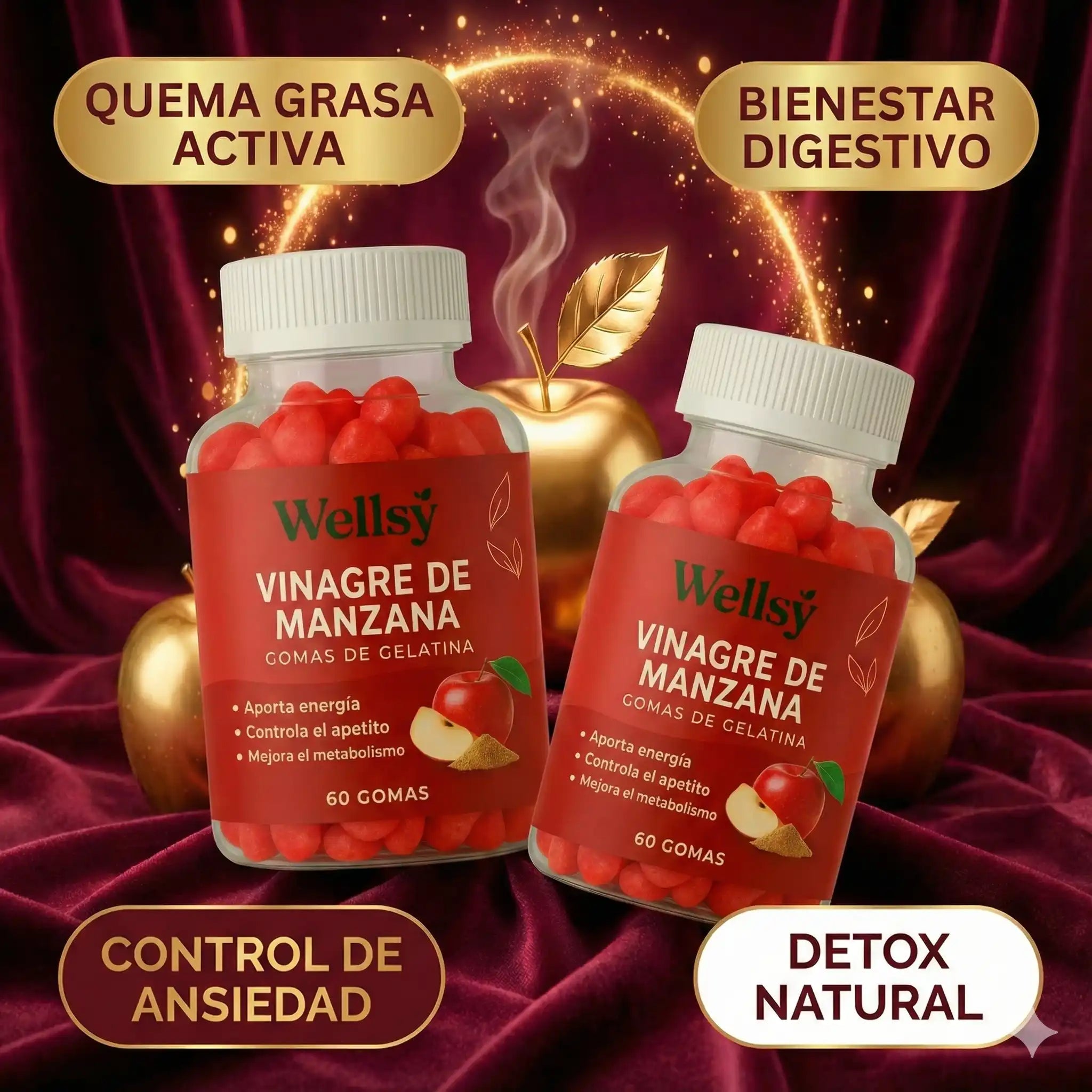 GOMITAS VINAGRE DE MANZANA