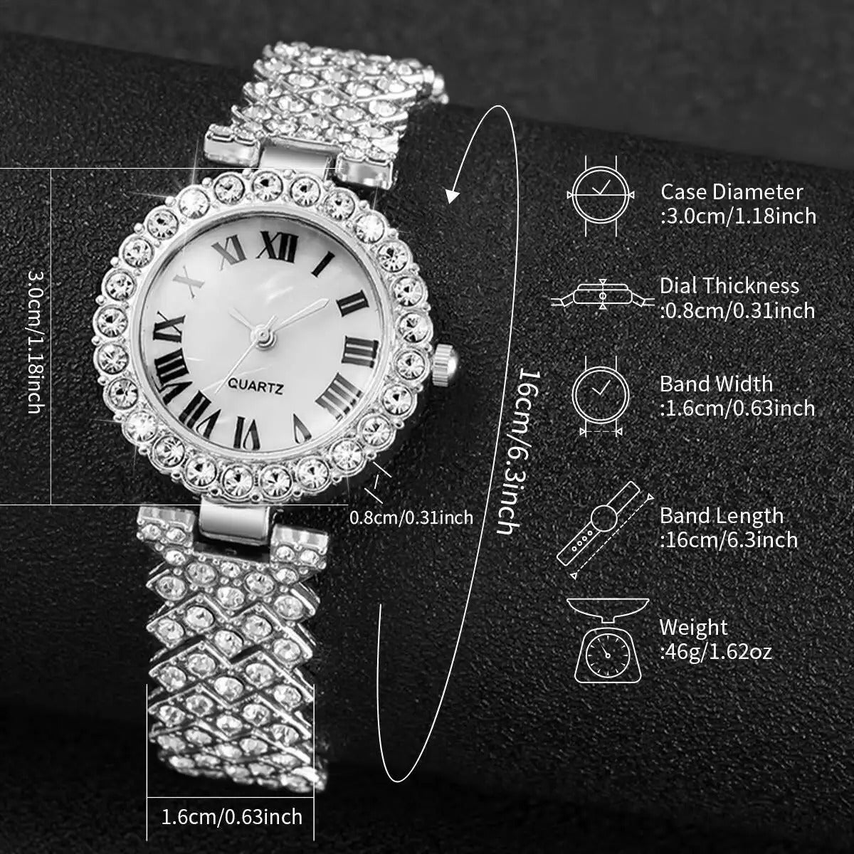 KIT LUXURY DAMA RELOJ